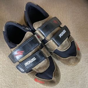 SPECIALIZED Vintage Suede Cycling/Mountain Biking Shoes With Cleats EU 44